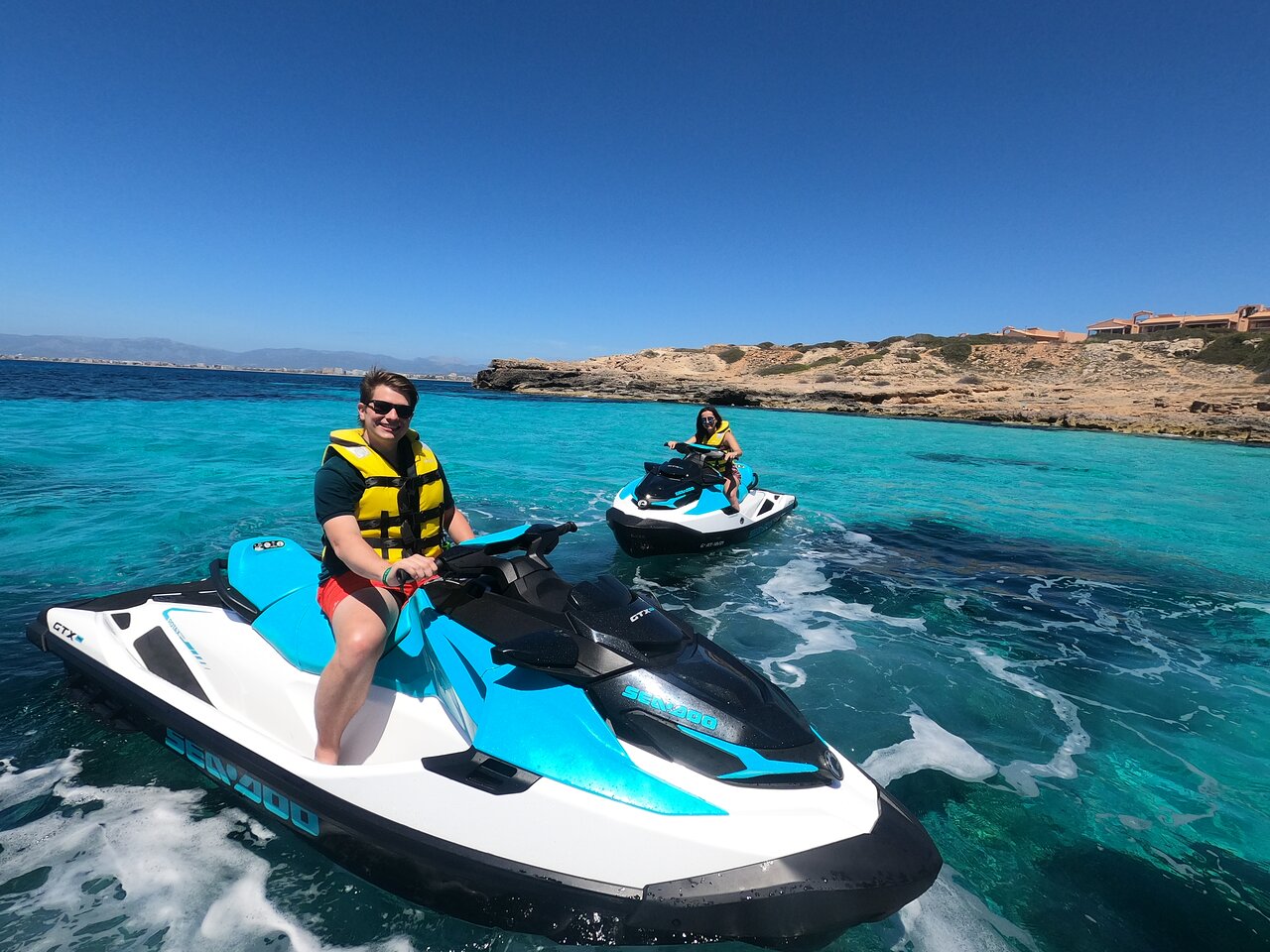 asiatisk kom sammen professionel Jet Ski Safari around Comino and Blue Lagoon | Visit Blue Lagoon Malta