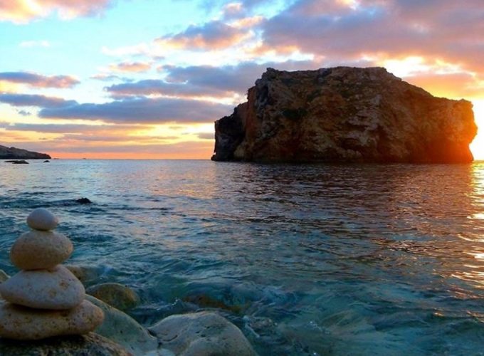 Sunset at Comino Island – Blue and Crystal Lagoons