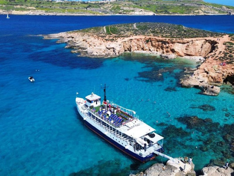 Comino, Blue Lagoon, Crystal Lagoon and Caves Cruise