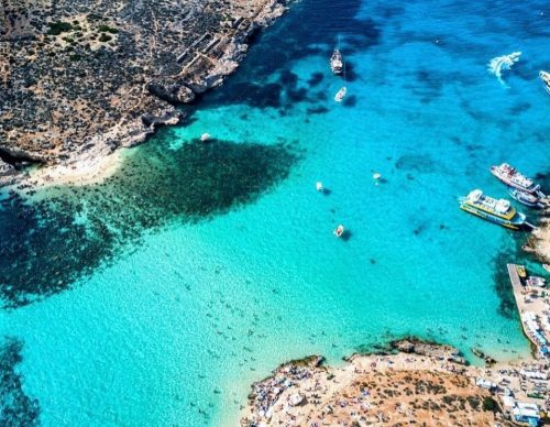 malta comino island blue lagoon beach