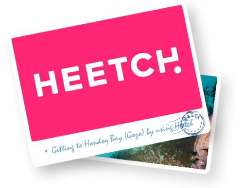 Getting to Hondoq Bay (Gozo) by using Heetch