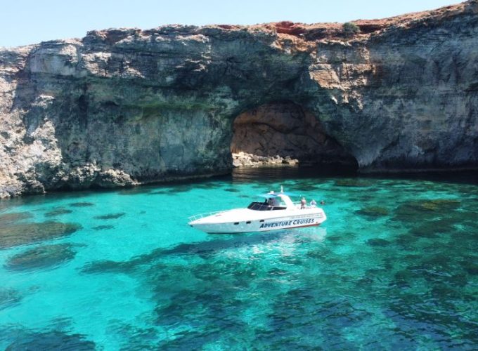 Sliema – Boat Trip to Comino Blue Lagoon, Gozo, and Caves