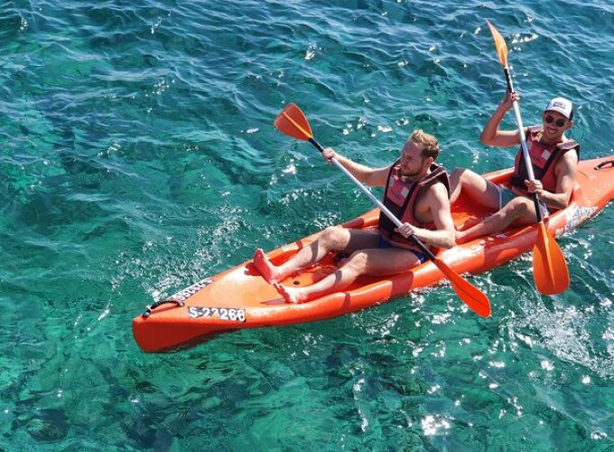 Kayak Adventure & Speedboat Transfer to Blue Lagoon Including Caves