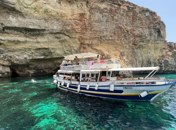 Malta, Comino, Gozo, Blue Lagoon, Crystal Lagoon, and Caves Cruise